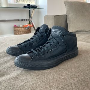 Donating soon High top black converse